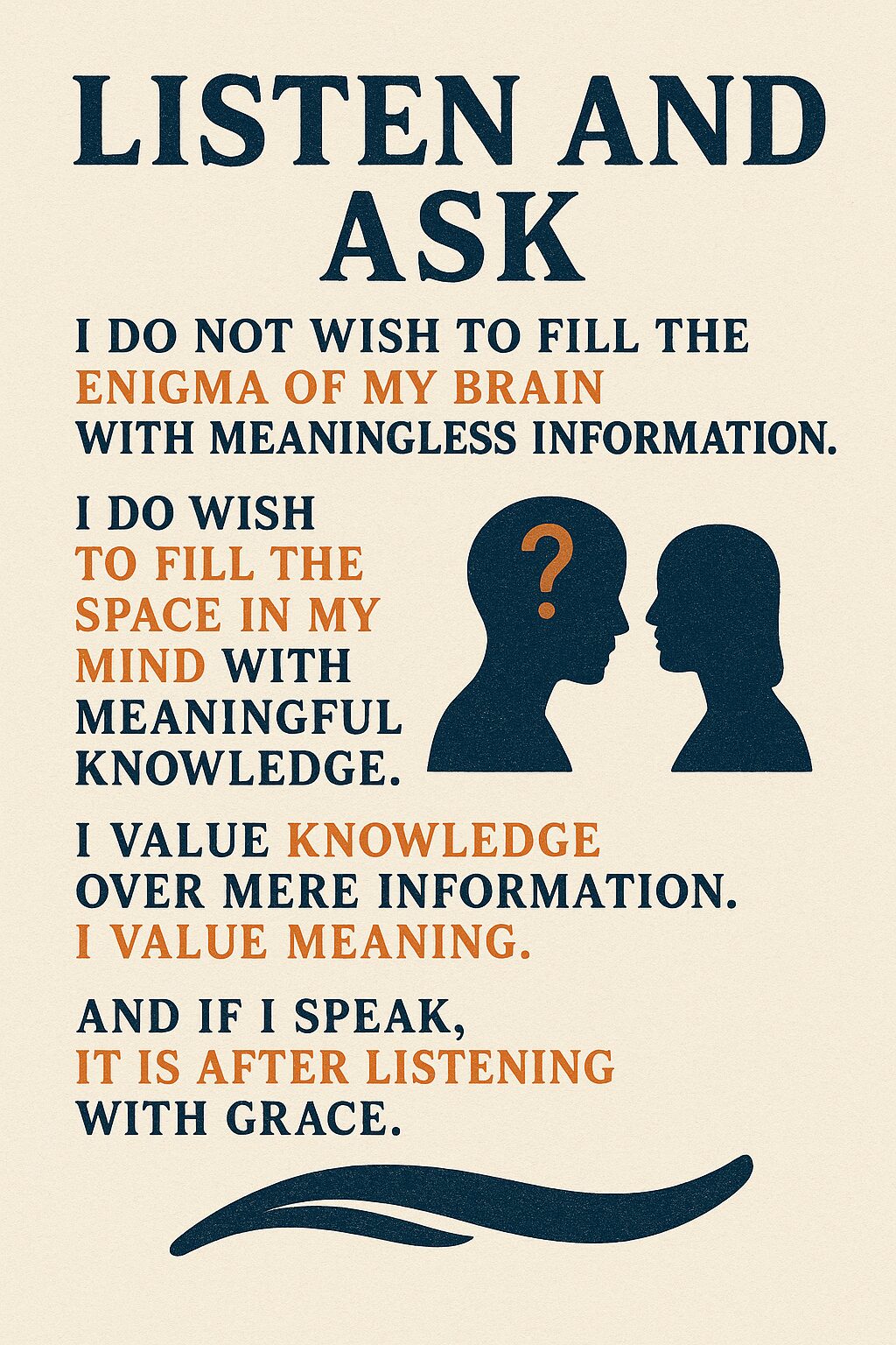 Listen and Ask