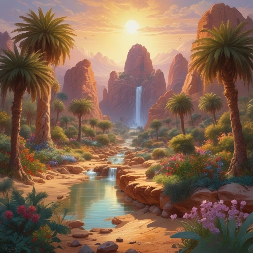 Masks and Desert Blooms